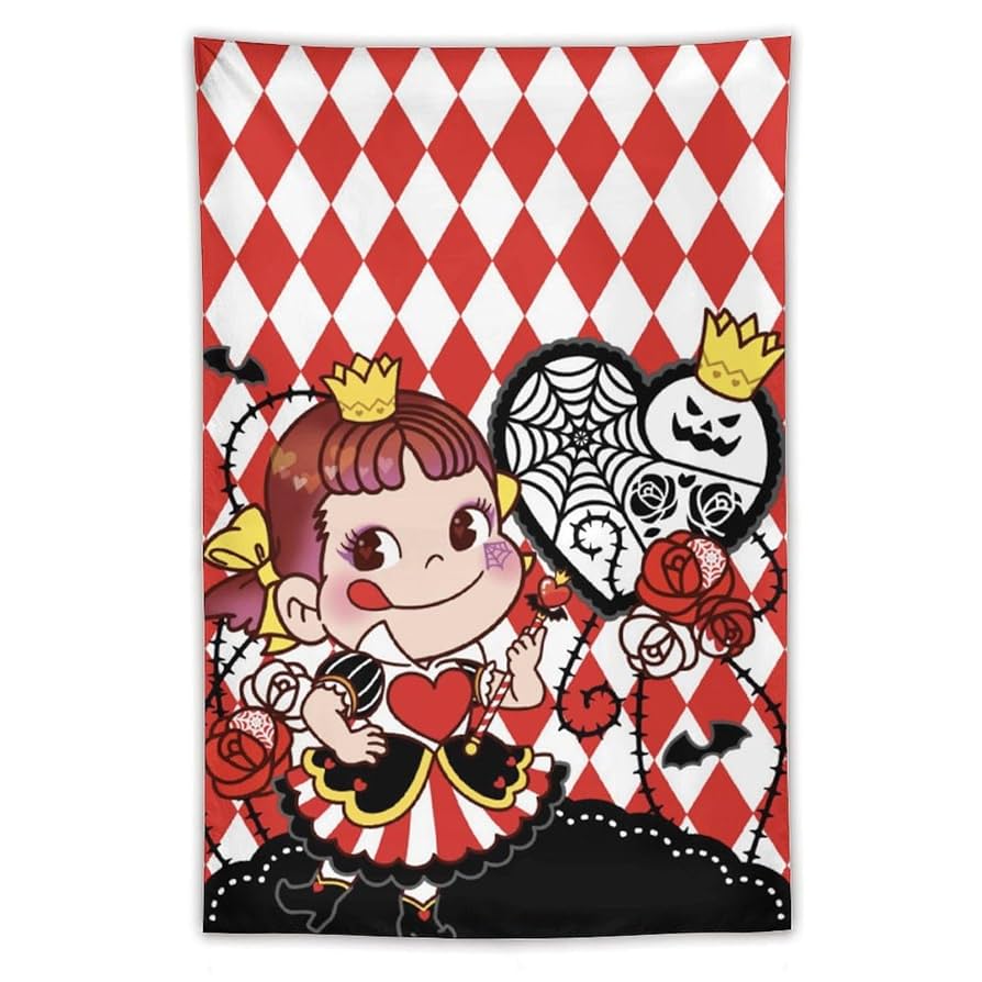 Amazon.co.jp: タペストリー ペコちゃん おしゃれ 大判 壁掛け
